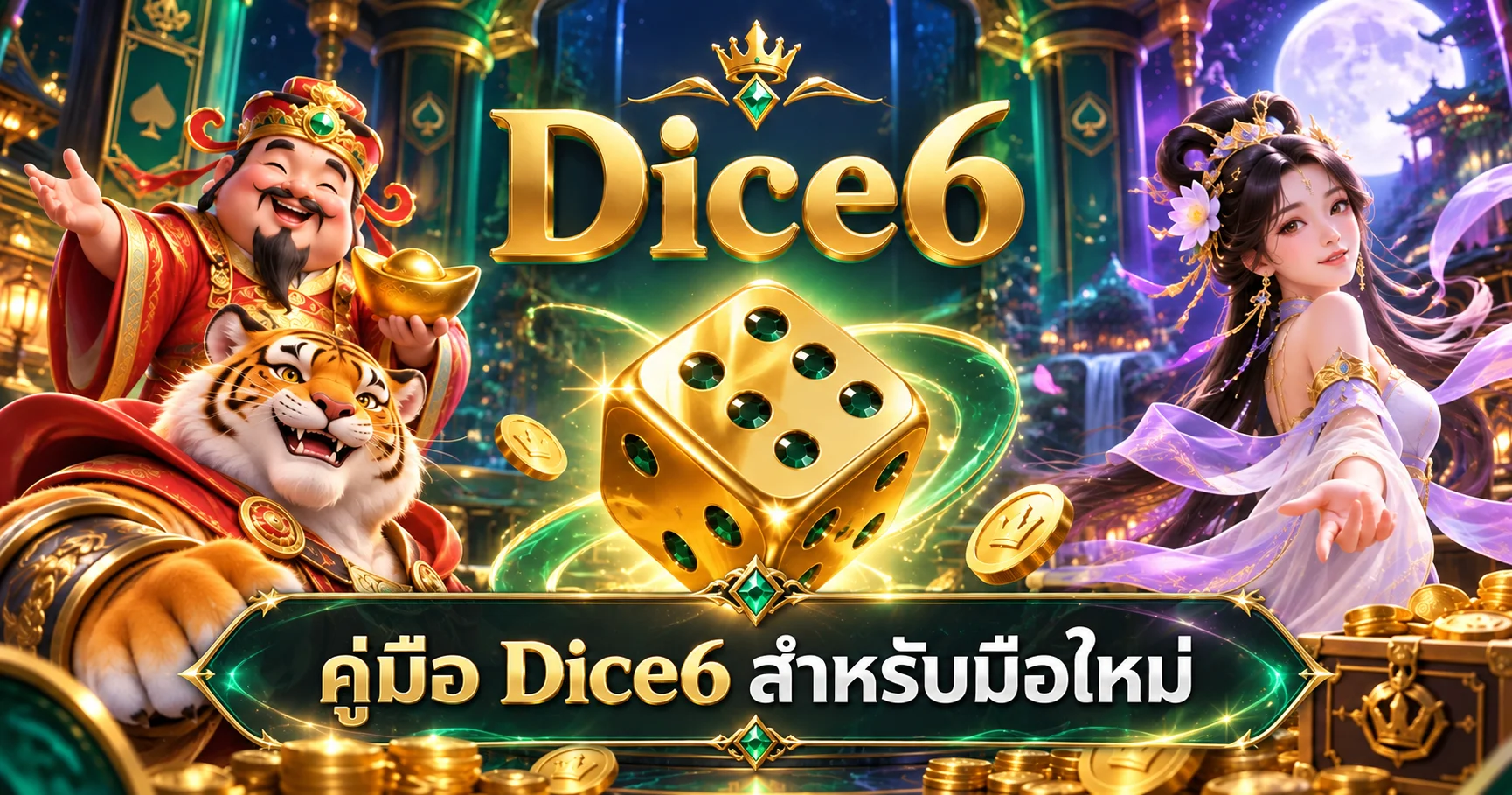Dice6 คู่มือมือใหม่ ทางเข้า สมัคร ฝากถอน และเลือกเกม
